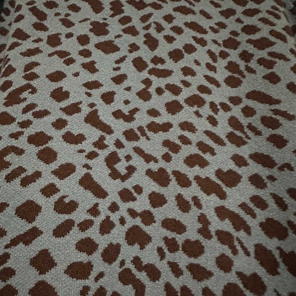 Ann Taylor Blue Leopard Print Sweater - Picture 5 of 6